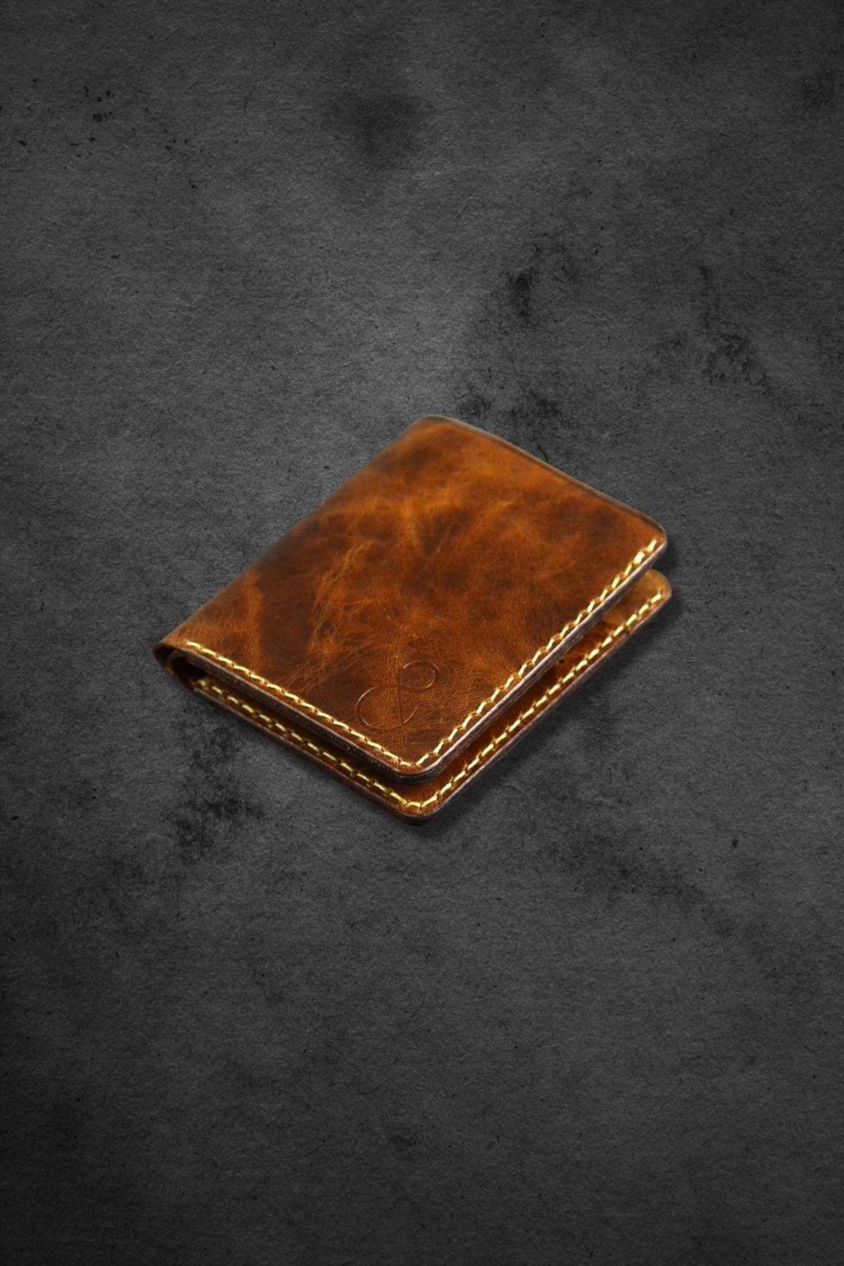 Elit Özel Efekt Minimal Deri Cüzdan