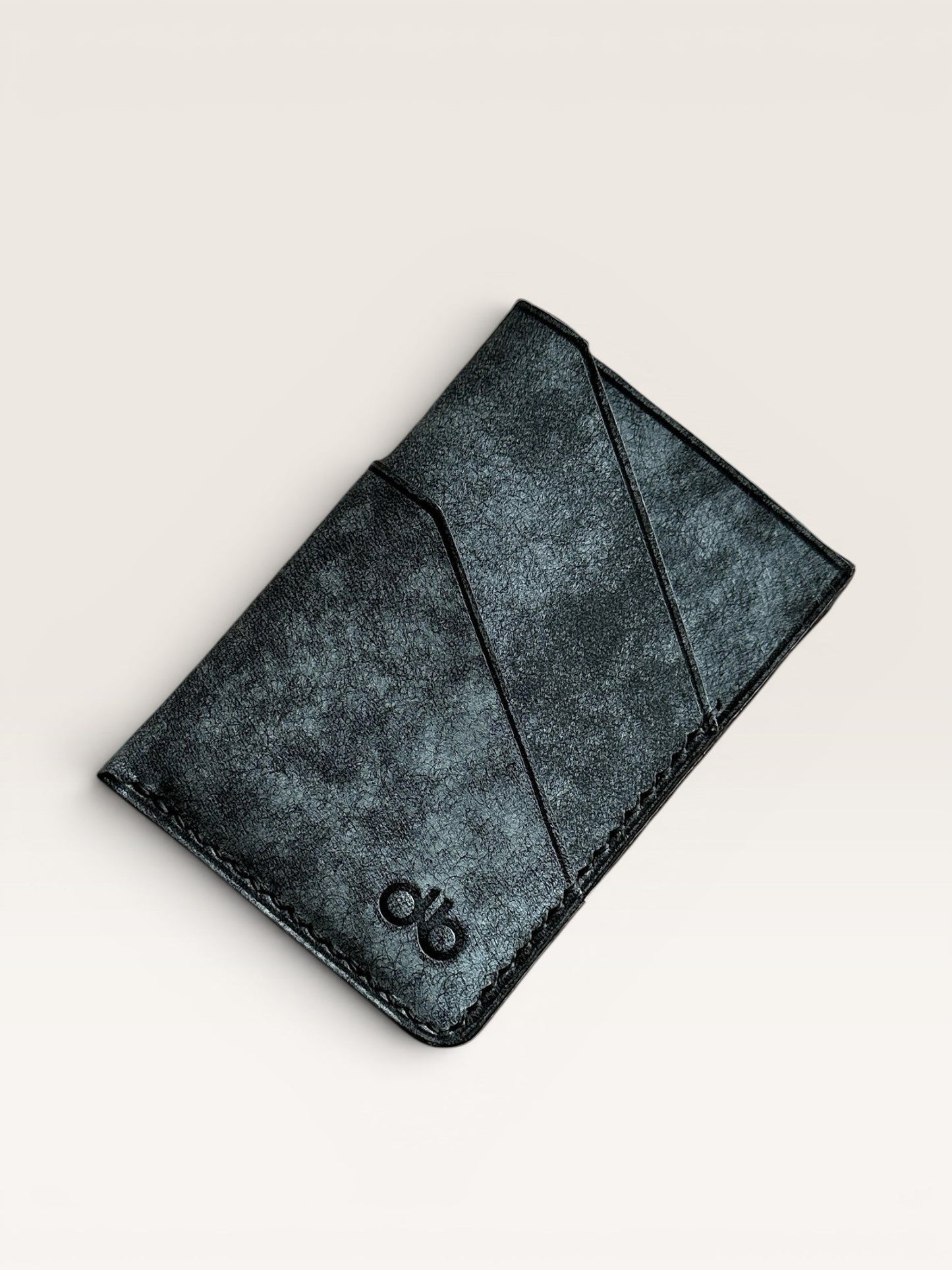 Dark Grey Premium Deri Kartlık