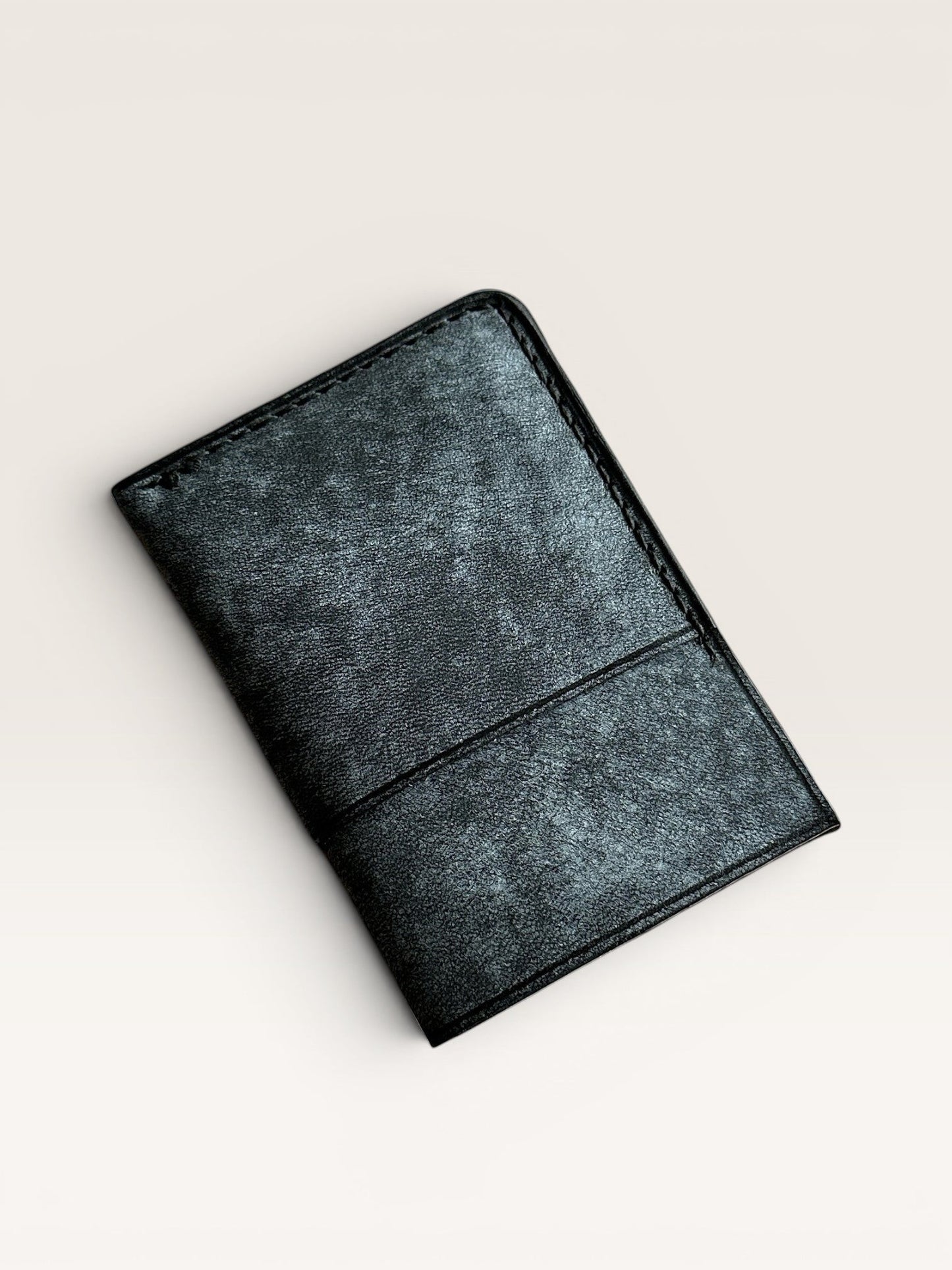 Dark Grey Premium Deri Kartlık