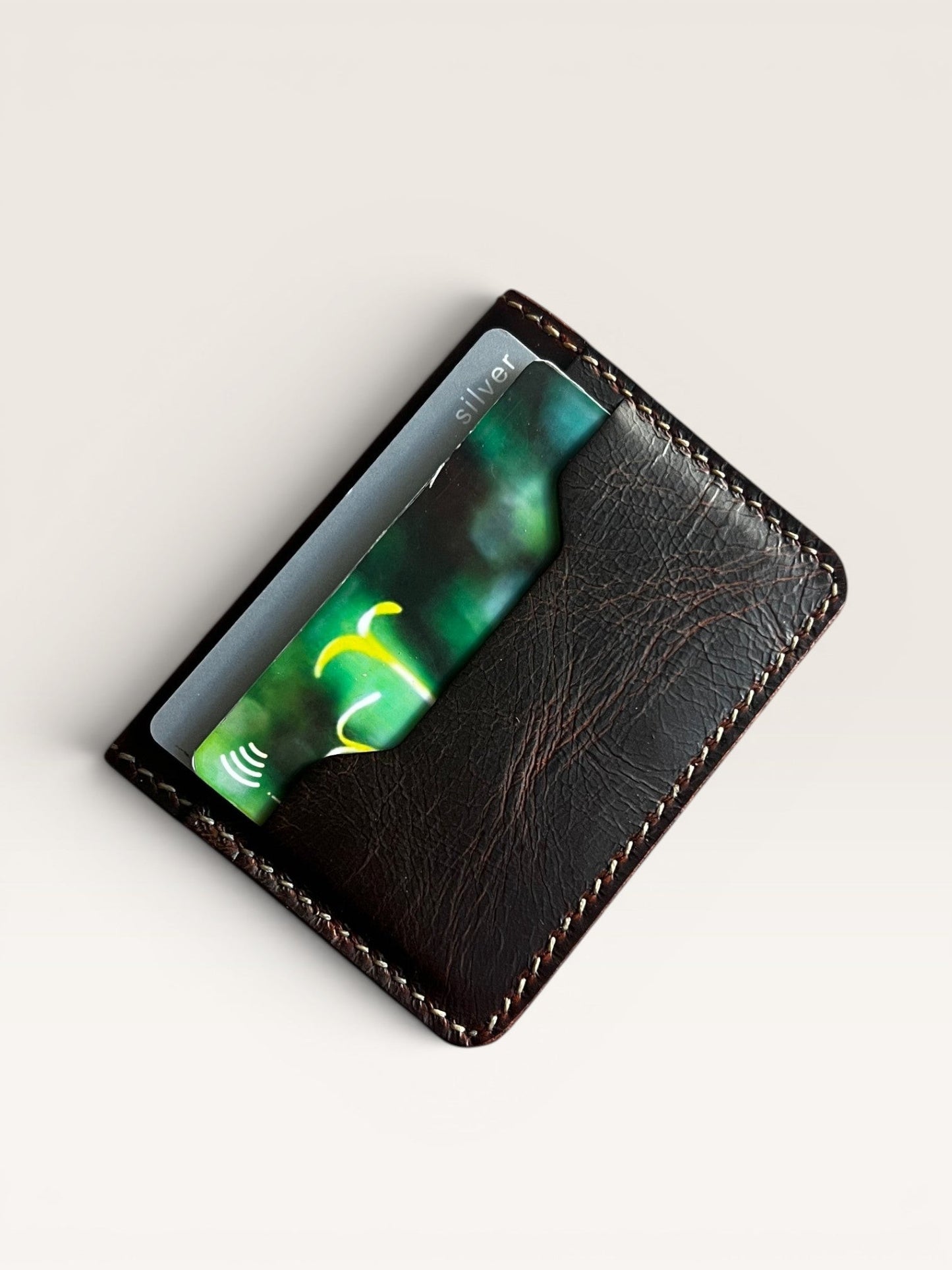 King Plus İtalyan Taba Deri Cüzdan