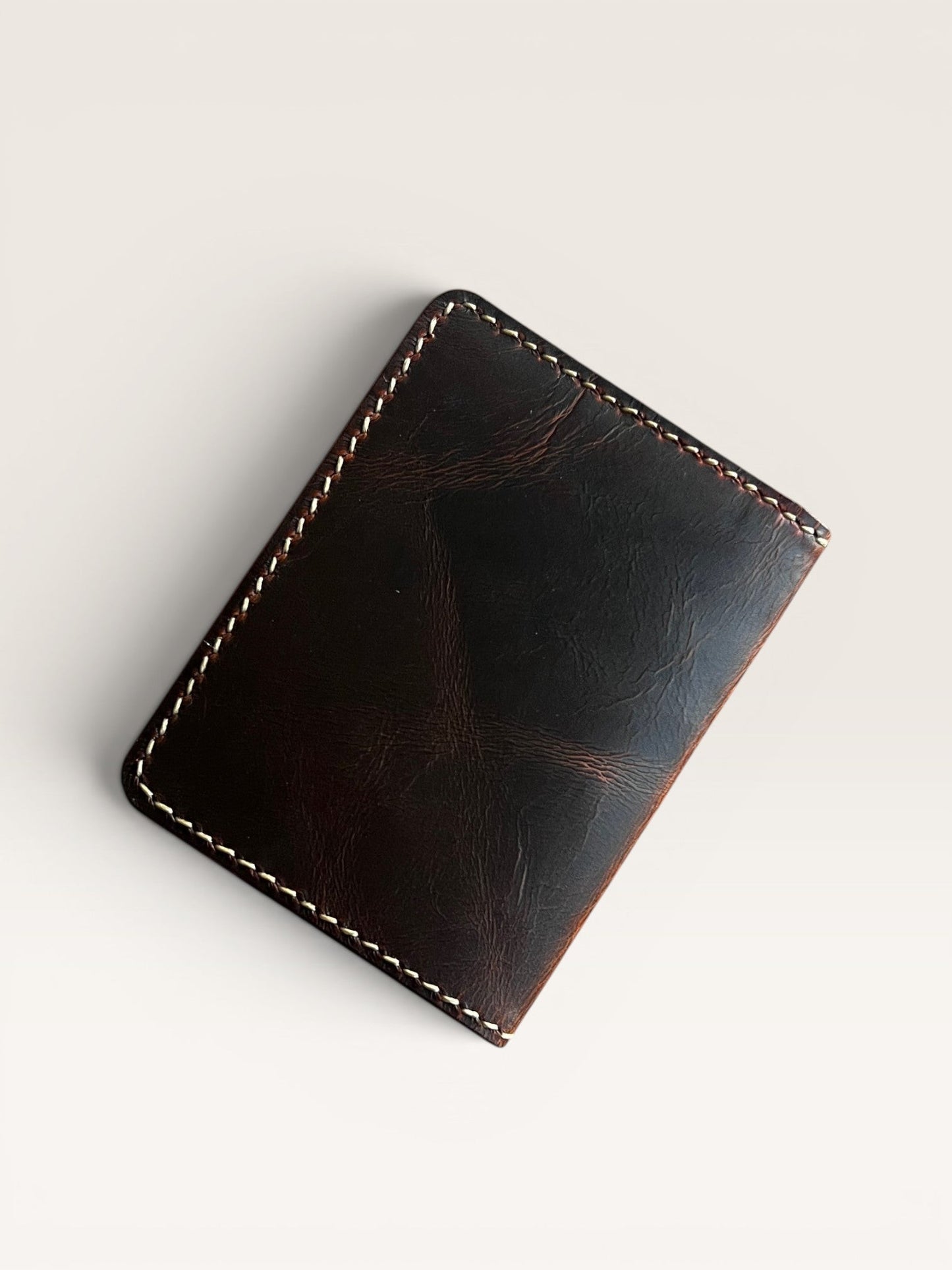 King Plus İtalyan Taba Deri Cüzdan
