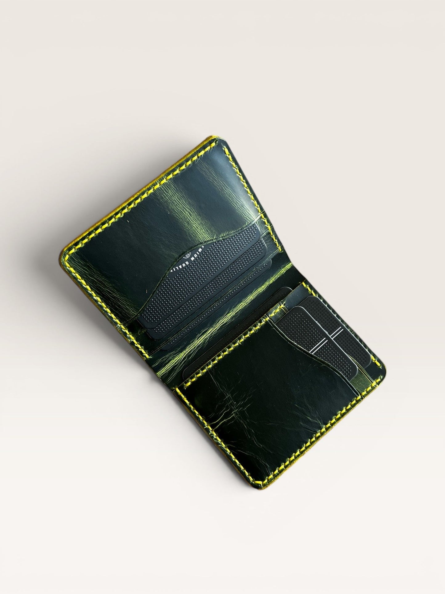 Babil İtalyan Lime effect Deri Cüzdan