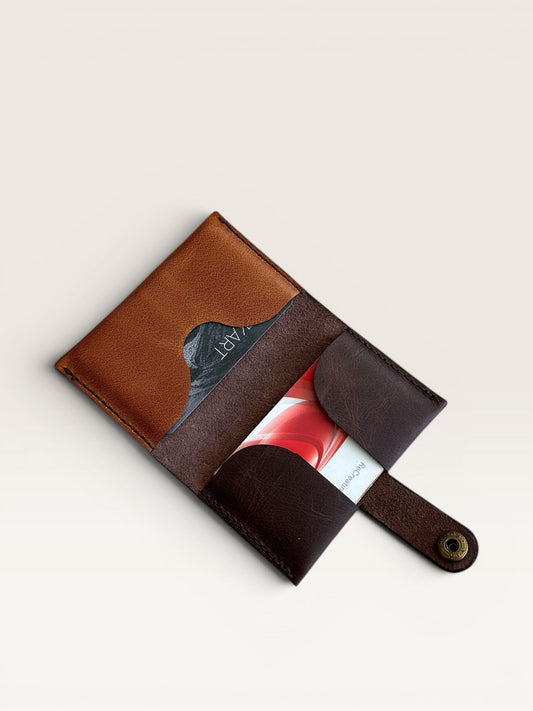Kapalı Hakiki Deri Minimal Kartlık