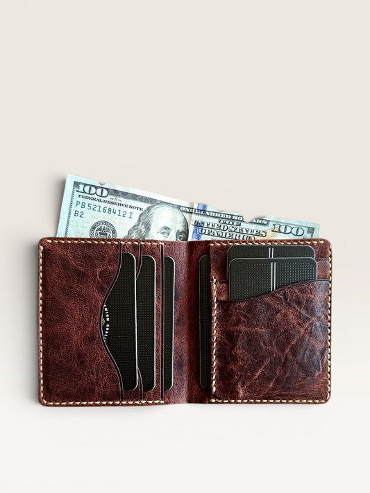 Babil İtalyan Taba Deri Cüzdan (horse leather)